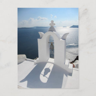 Santorini Bell Torn Cast Shadow Vykort