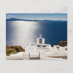 Santorini - Bell torn vid Oia-vykort Vykort