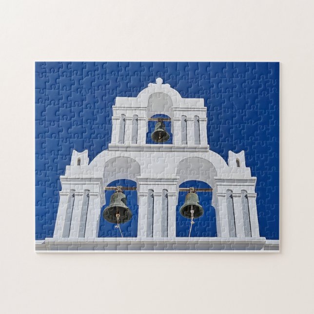 Santorini Bells Puzzle Pussel (Horisontell)