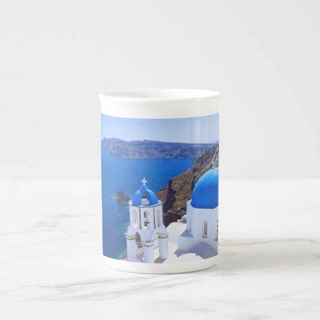 Santorini Benporslin Mugg (Framsidan)