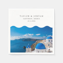 Santorini Bröllop Anpassningsbar Greece Cocktail N