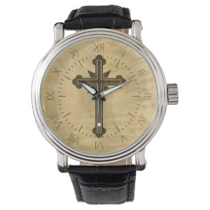 Santorini Christian Kor Wooden Maple Rosewood Armbandsur
