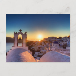 Santorini - Cycladic Oia vid vykort