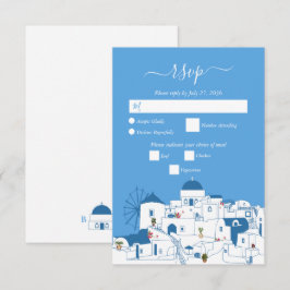 Santorini Destination Greece Island Bröllop OSA Kort