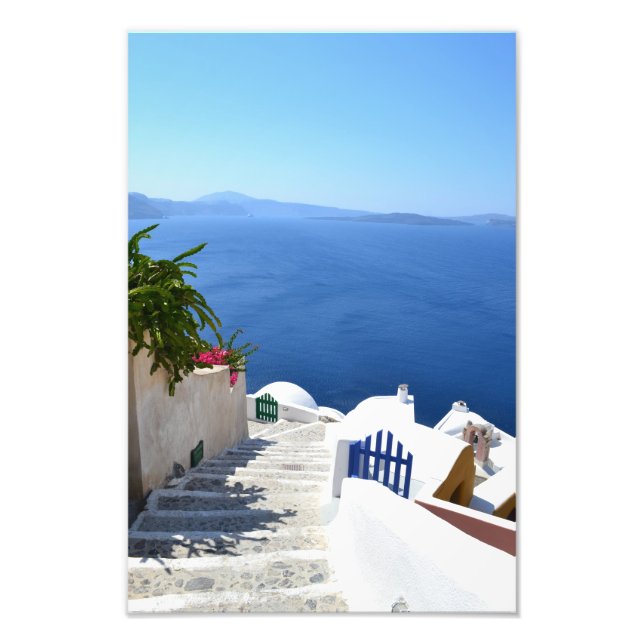 Santorini Fototryck (Framsidan)