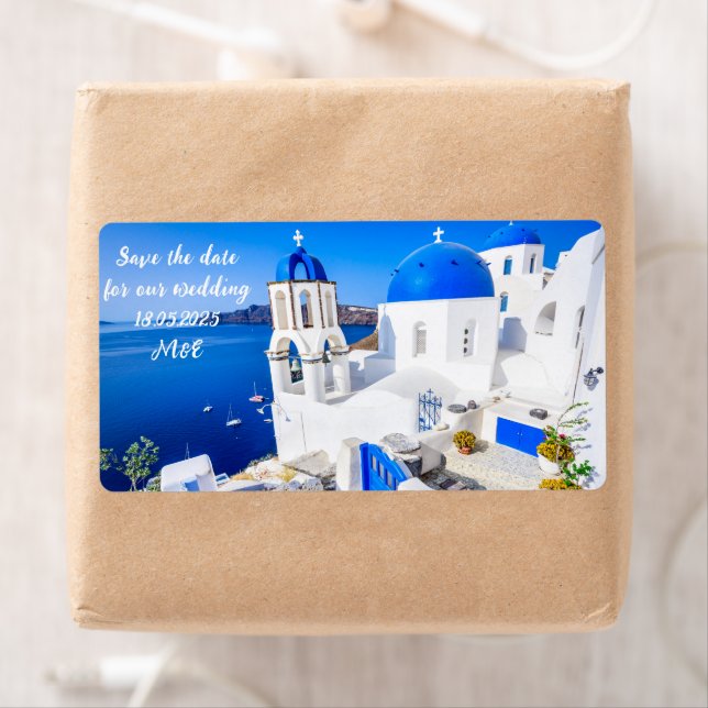 Santorini Gift Märkre Fraktsedel (Insitu)