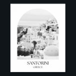 Santorini Greece Arch Photo Print Poster<br><div class="desc">Santorini Greece Arch Photo Print</div>