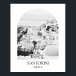 Santorini Greece Arch Photo Print Poster<br><div class="desc">Santorini Greece Arch Photo Print</div>