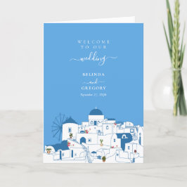 Santorini Greece bröllopsorder Program