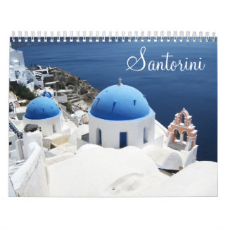 Santorini Greece Calendar Kalender