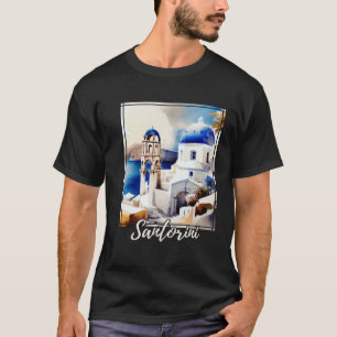 Santorini Greece Island Vacation 1 T Shirt