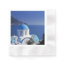 Santorini Greece Pappersservett