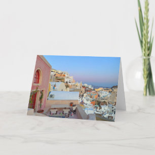 Santorini Greece Photograph Kort