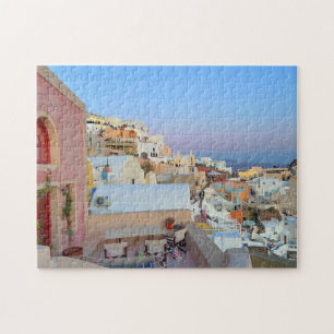 Santorini Greece Photograph Pussel