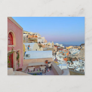 Santorini Greece Photograph Vykort