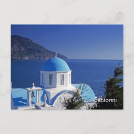 Santorini Greece Postcard Vykort
