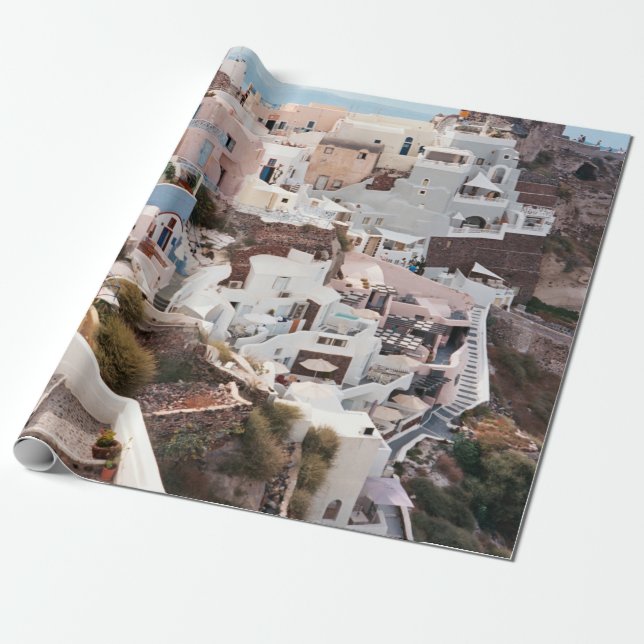 SANTORINI GREECE PRESENTPAPPER (Utrullad)
