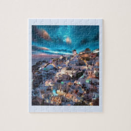 Santorini Greece Puzzle Pussel