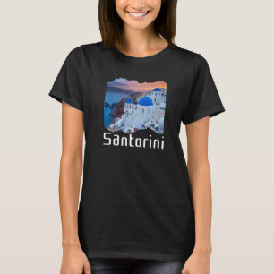 Santorini Greece Souvenir 8 T Shirt