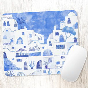 Santorini Greece Watercolor Musmatta