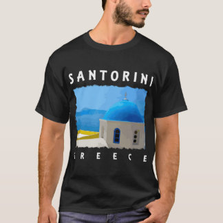 Santorini Grekiska Medelhavsön T Shirt