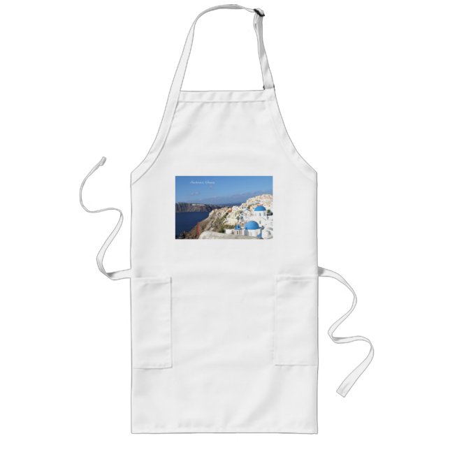 Santorini, Grekland, byn Oia, fotografi Långt Förkläde (Framsidan)