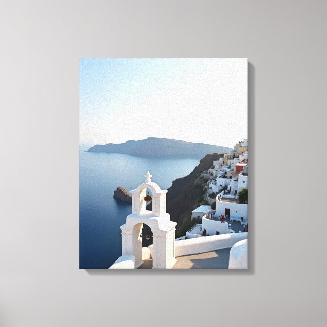 Santorini Grekland Canvastryck (Framsida)