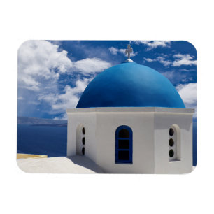 Santorini, Grekland Flexibelt Fotomagnet Magnet