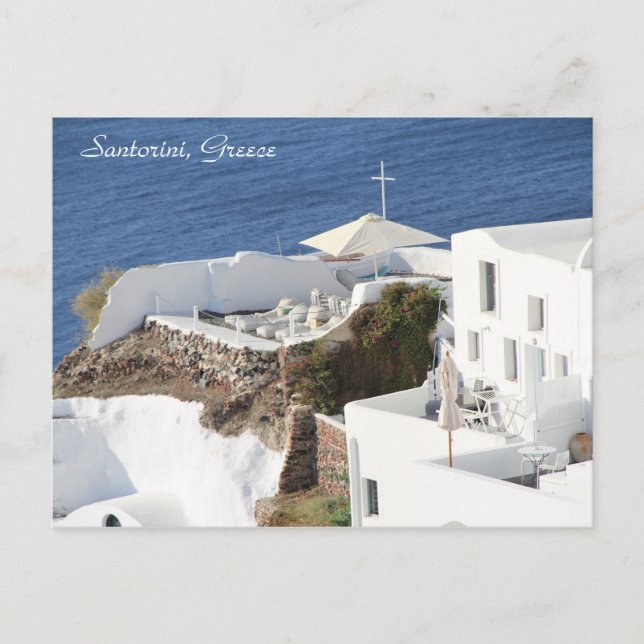 Santorini, Grekland, Fotografi, Vykort (Framsida)