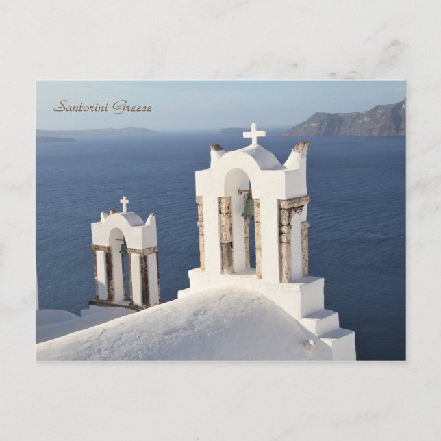 Santorini, Grekland, fotografi, vykort (Framsida)