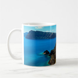 Santorini Grekland Kaffemugg