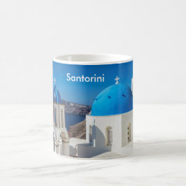 Santorini Grekland Kaffemugg