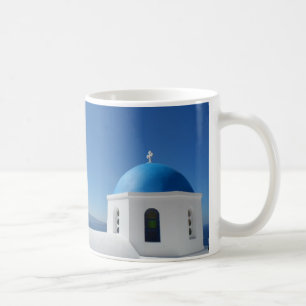 Santorini Grekland Kaffemugg