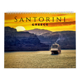 Santorini, Grekland Kalender