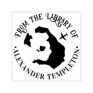 Santorini Grekland Karta Flygplan-rundan Bibliotek Självfärgande Stämpel