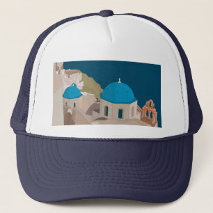 Santorini Grekland Keps