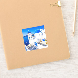 Santorini Grekland Klistermärken