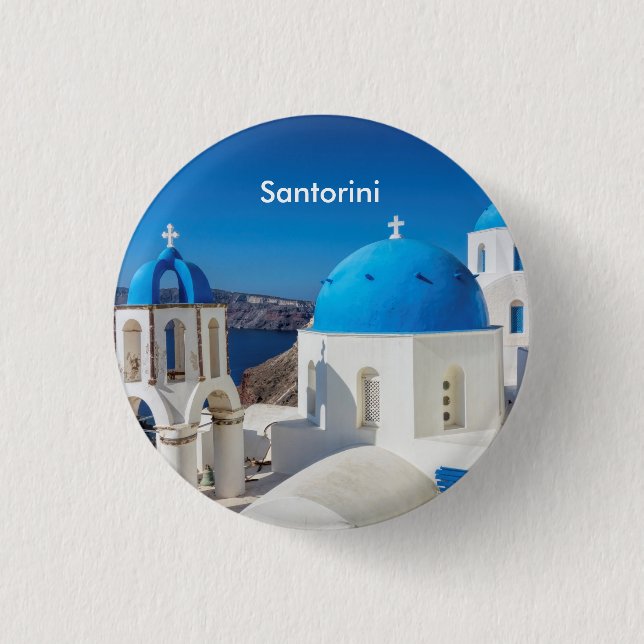 Santorini Grekland Knapp (Framsida)