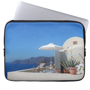 Santorini Grekland Laptop Sleeve