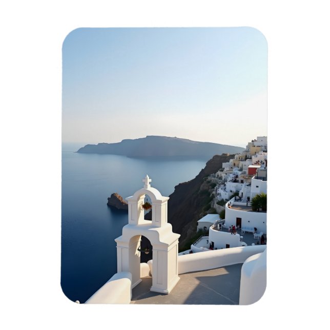 Santorini Grekland Magnet (Vertikal)