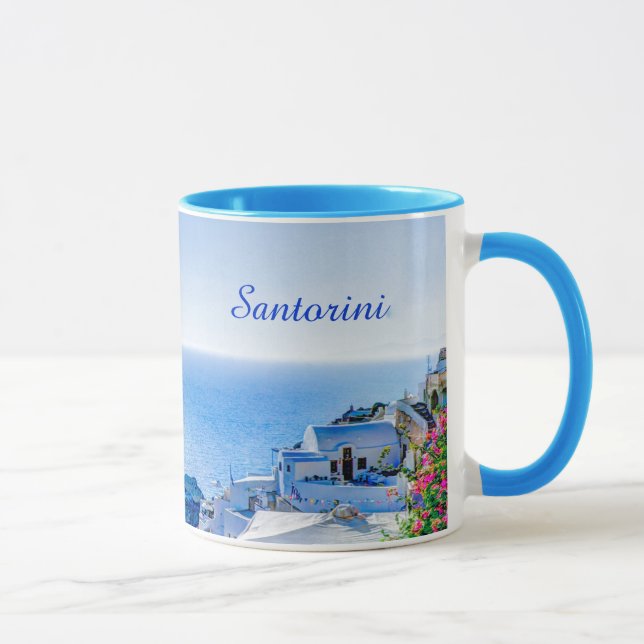 Santorini Grekland Mugg (Höger)