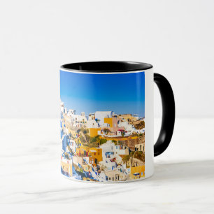 Santorini Grekland Mugg