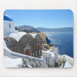 Santorini Grekland Musmatta
