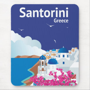 Santorini Grekland Musmatta