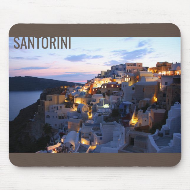 Santorini - Grekland Musmatta (Framsidan)