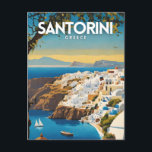 Santorini Grekland Nostalgisk Resa Vykort<br><div class="desc">Santorini Grekland Nostalgisk Resa vykort.</div>