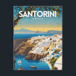 Santorini Grekland Nostalgisk Resa Vykort<br><div class="desc">Santorini Grekland Nostalgisk Resa vykort.</div>