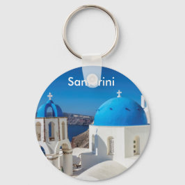 Santorini Grekland Nyckelring