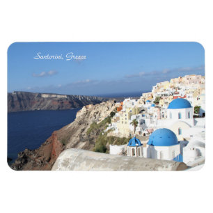 Santorini Grekland, Oia, fotografi, magnet
