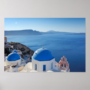 Santorini, Grekland Poster